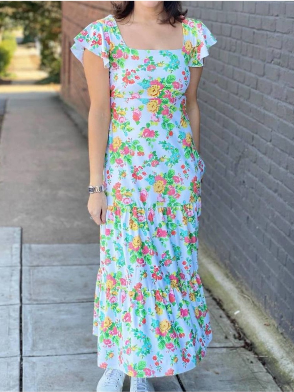 Tuckernuck Smith & Quinn Bitty Dress In Cape Garden Floral New Size Medium